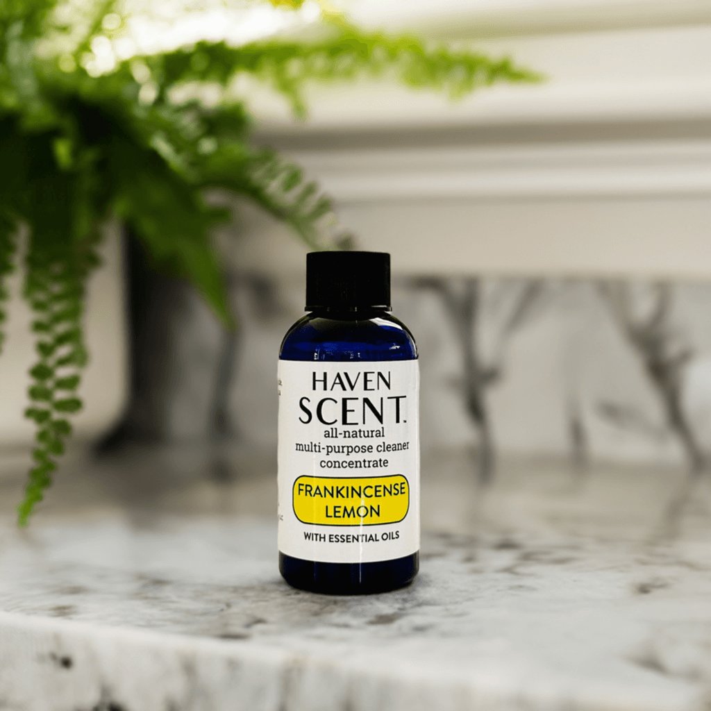 Frankincense Lemon Cleaner Concentrate 2oz Unveil the sophistication of our Frankincense Lemon Cleaner Concentrate – a fusion of timeless frankincense with the zesty brightness of lemon. Elevate your cleaning ritual as this eco-conscious concentrate trans